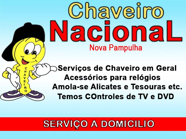 CHAVEIRO NACIONAL NOVA PAMPULHA