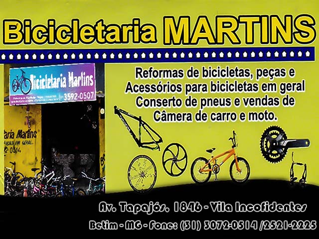 BICICLETARIA  MARTINS