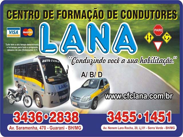 CENTRO DE FORMAÇÃO DE CONDUTORES LANA