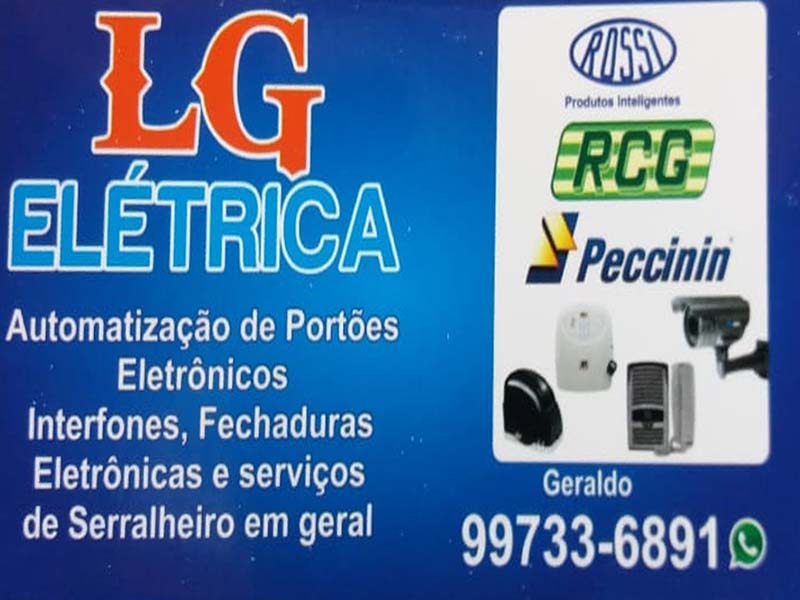 LG AUTOMATIZAÇÃO DE PORTÕES ELETRÔNICOS