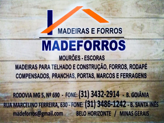 MADEIRAS E FORROS MADEFORROS