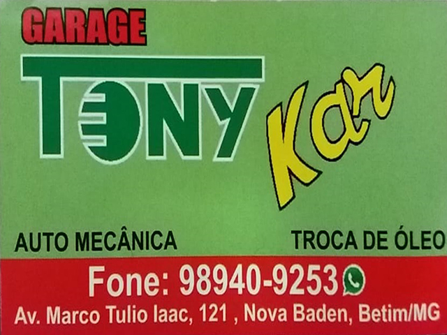 GARAGE TONY KAR