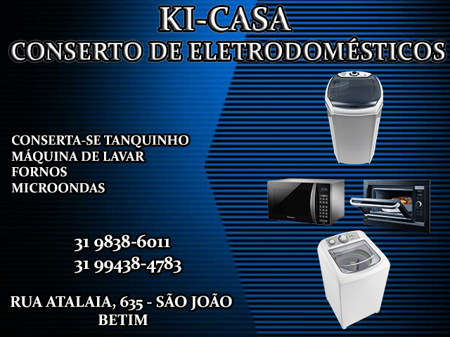 KI-CASA CONSERTO DE ELETRODOMÉSTICOS