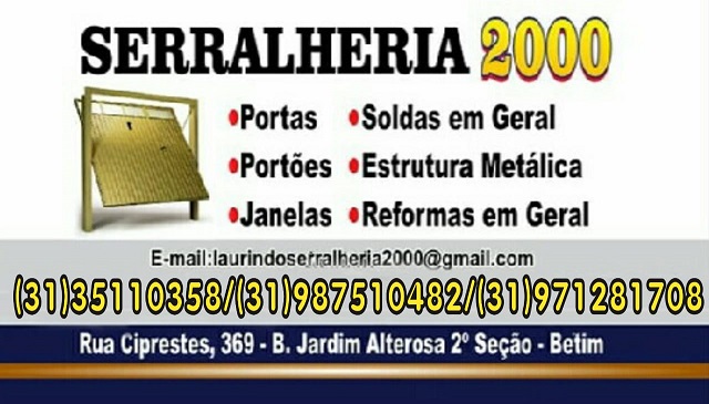 SERRALHERIA 2000