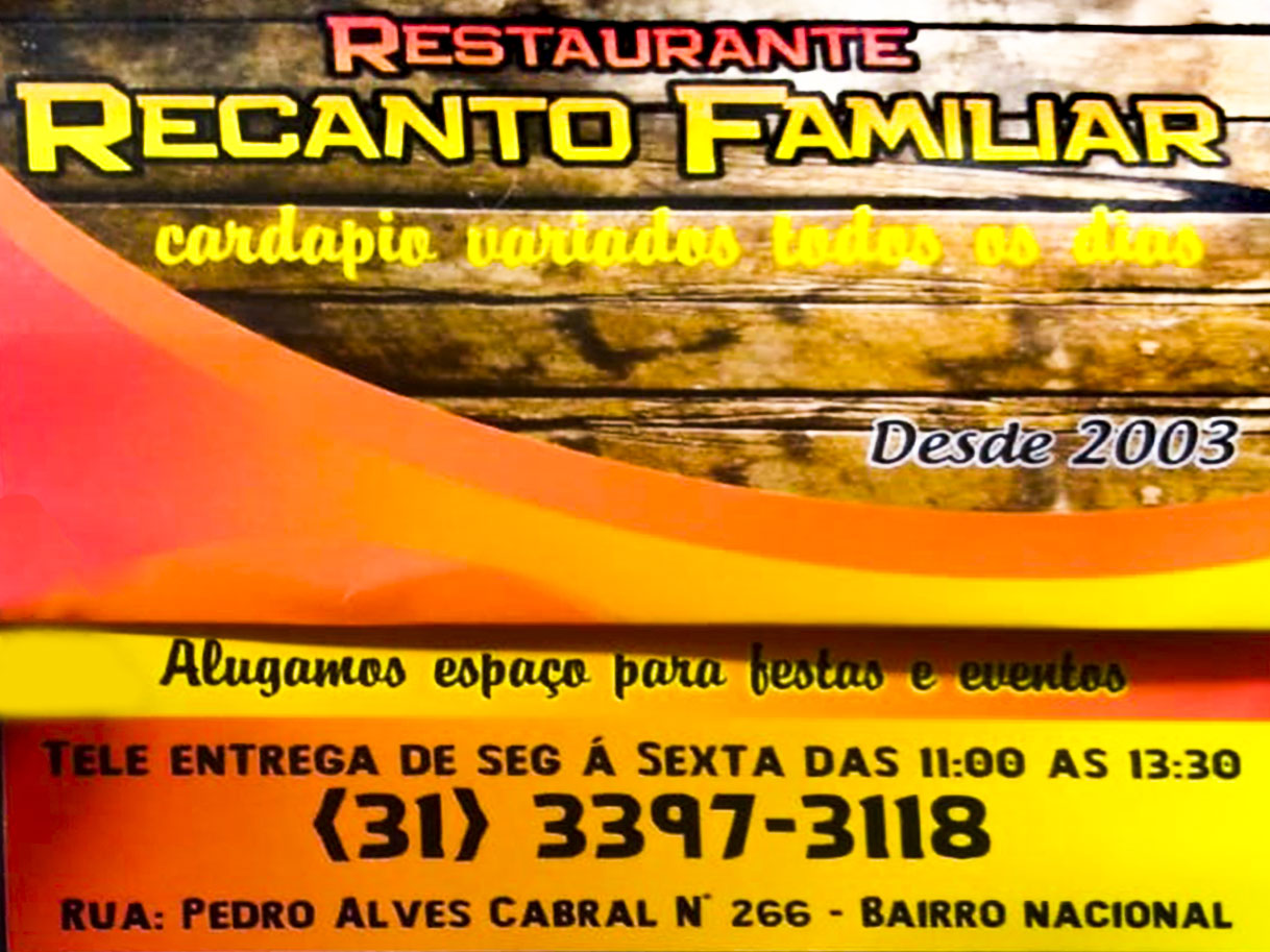 RESTAURANTE RECANTO FAMILIAR