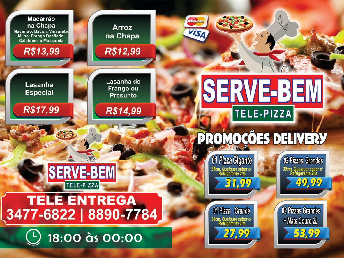 SERVE BEM PIZZA E SANDUICHE