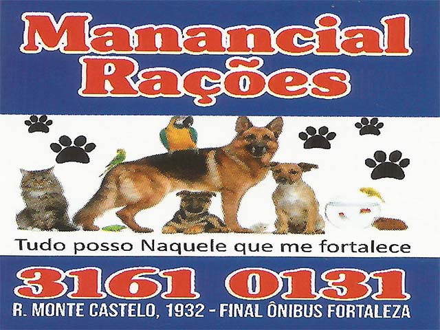 CASA DE RAÇÃO MANANCIAL RAÇÕES