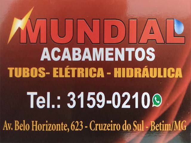 MUNDIAL ACABAMENTOS ELÉTRICO HIDRÁULICA