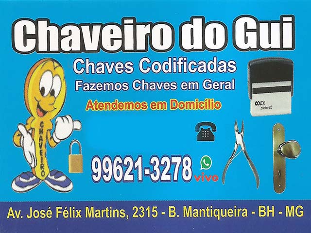 CHAVEIRO DO GUI