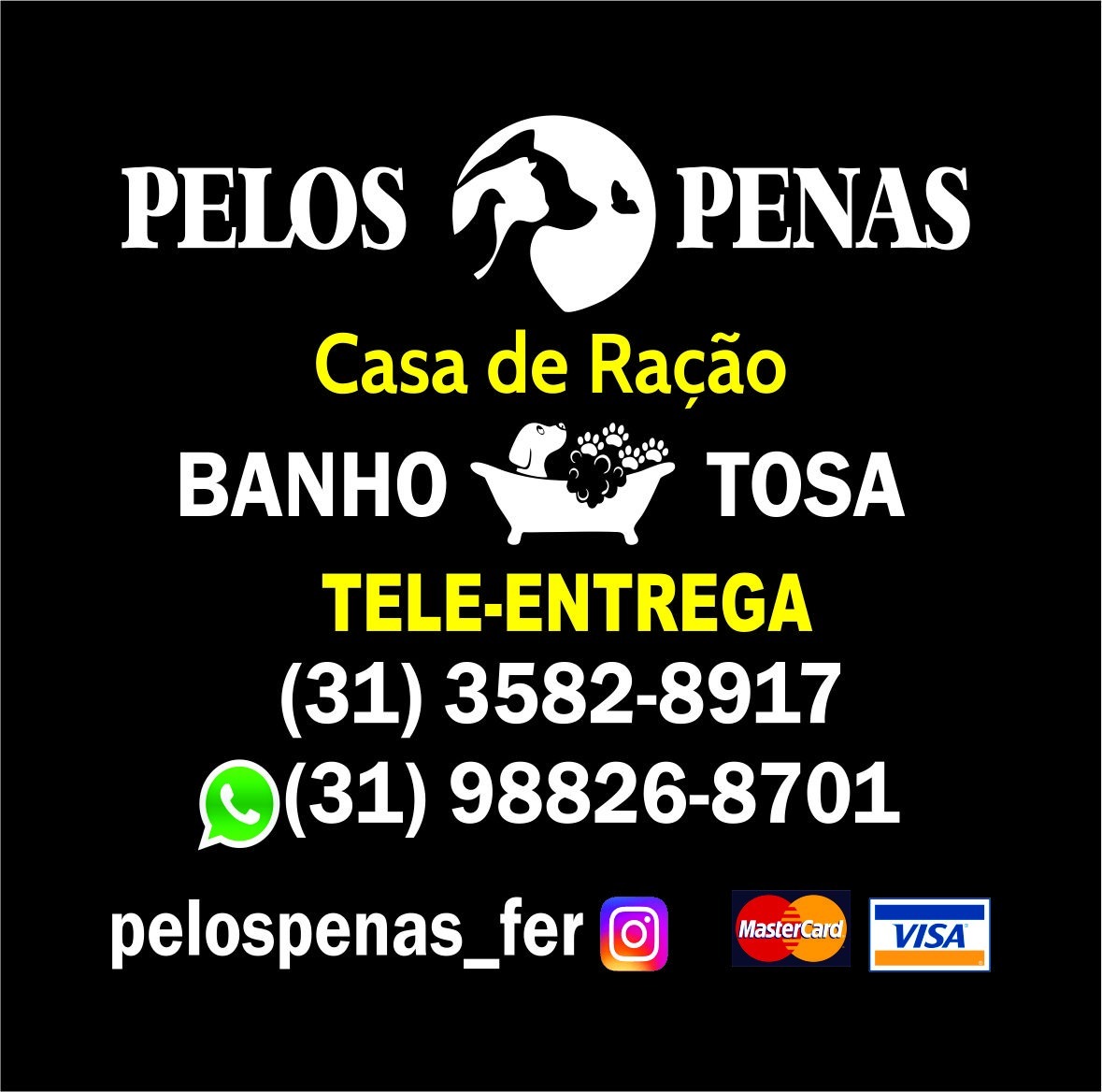 PELOS E PENAS CASA DE RAÇÃO & PET SHOP