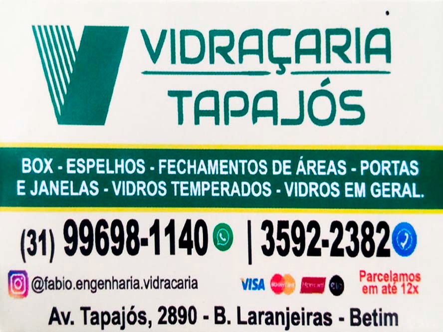 VIDRAÇARIA TAPAJÓS