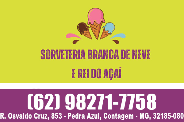 SORVETERIA BRANCA DE NEVE E REI DO AÇAÍ