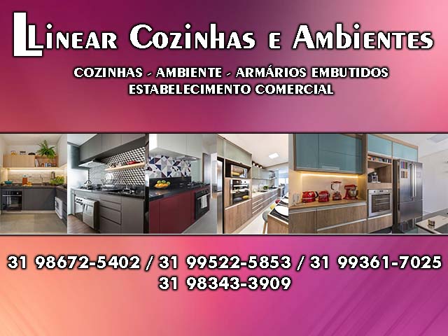 LINEAR COZINHAS E AMBIENTES