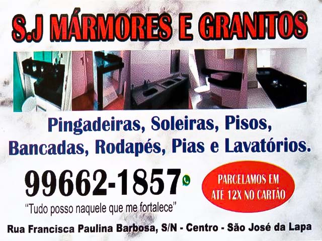 S.J MARMORES E GRANITOS