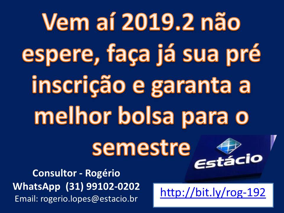 CONSULTOR ESTÁCIO