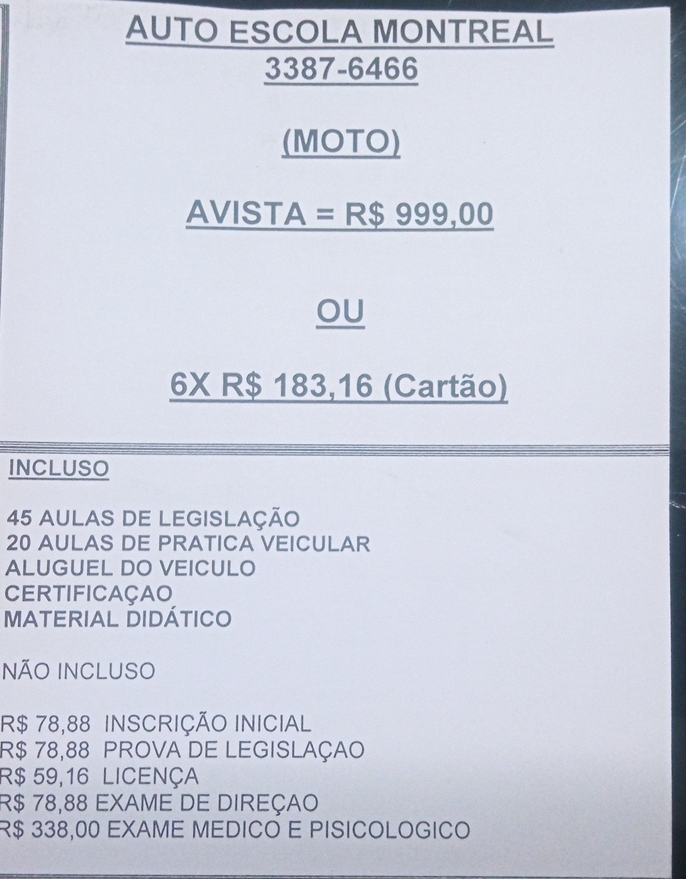 AUTO ESCOLA MONTREAL